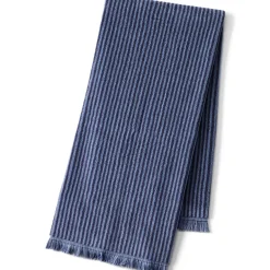 Cotton Yarn-dyed Stripe 6-Piece Bath Towel Set