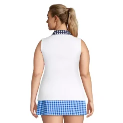 Draper James x Lands' End Women's Sleeveless Supima Polo Shirt