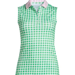 Draper James x Lands' End Women's Sleeveless Supima Polo Shirt