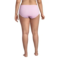 Draper James x Lands' End Women's Plus Size Chlorine Resistant Retro High Waisted Bikini Bottoms