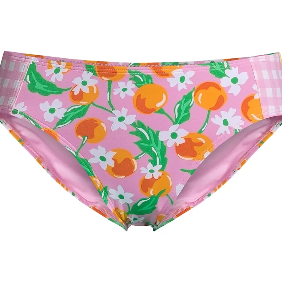 Draper James x Lands' End Women's Chlorine Resistant Mid Waist Bikini Bottoms