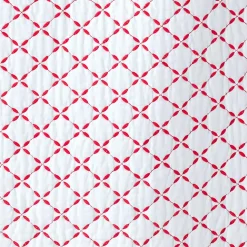 Embroidered Diamond Double Voile Quilt