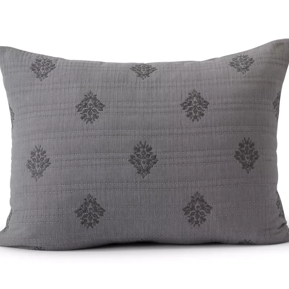 Embroidered Matelasse Bed Coverlet