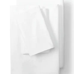 Essential Garment Washed Cotton Percale Bed Sheet Set