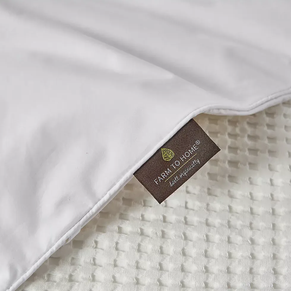 Farm to Home Organic Cotton Premium White Down Comforter