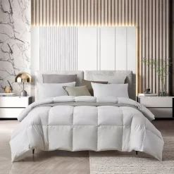 Farm to Home Organic Cotton 233 Thread Count All Season Warmth Feather and Down Comforter