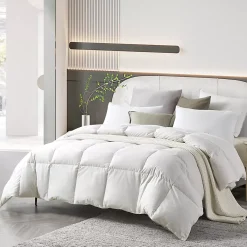 Farm to Home Organic Cotton 233 Thread Count Medium Warmth Feather and Down Comforter
