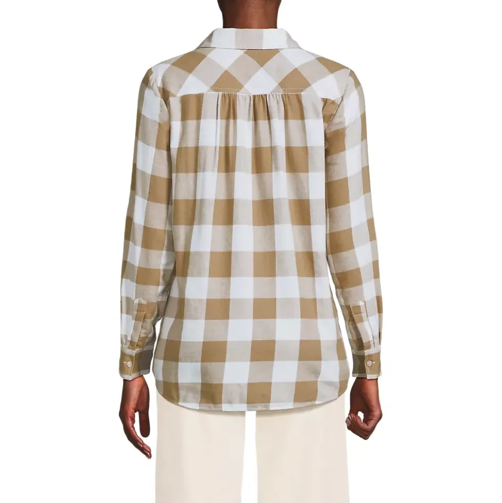 Flannel Boyfriend Long Sleeve Shirt