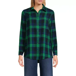 Flannel Boyfriend Long Sleeve Shirt