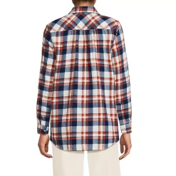 Flannel Boyfriend Long Sleeve Shirt