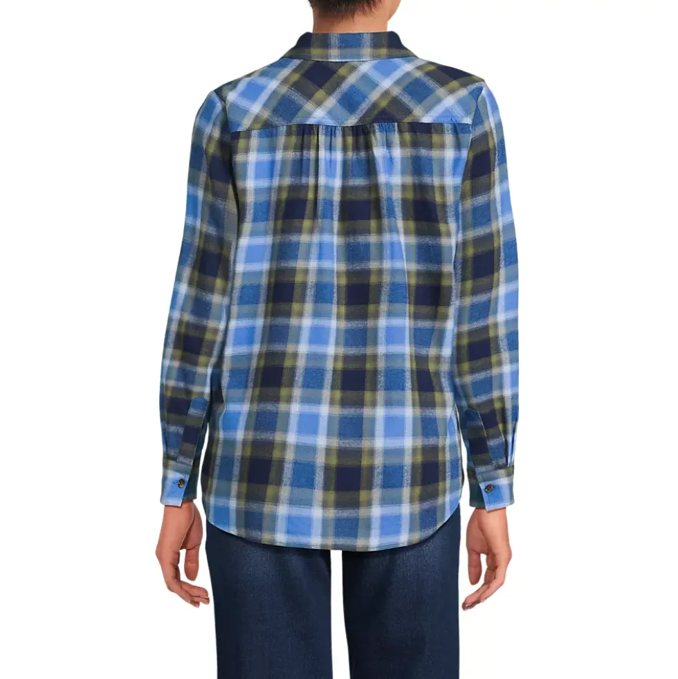 Flannel Boyfriend Long Sleeve Shirt