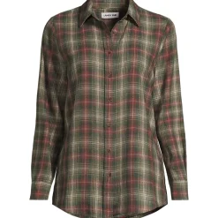 Flannel Boyfriend Long Sleeve Shirt