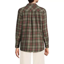 Flannel Boyfriend Long Sleeve Shirt
