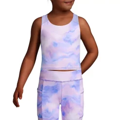 Girls Active Crop Tank Top