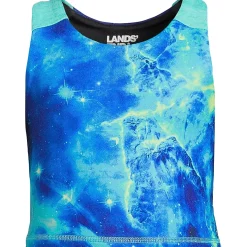 Girls Active Crop Tank Top