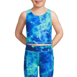 Girls Active Crop Tank Top