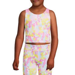 Girls Active Crop Tank Top