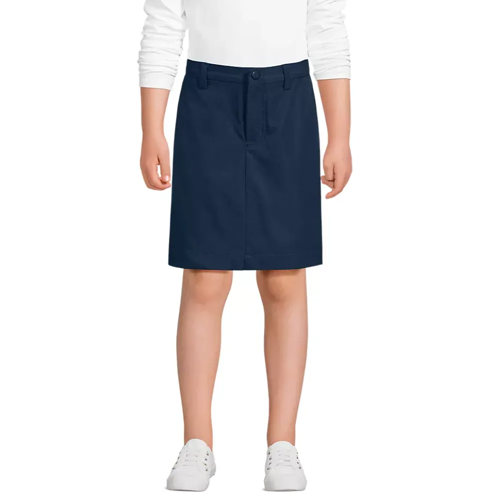 Girls Active Performance Chino Skort Top of the Knee