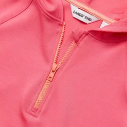 Girls Active Quarter Zip Sweatshirt