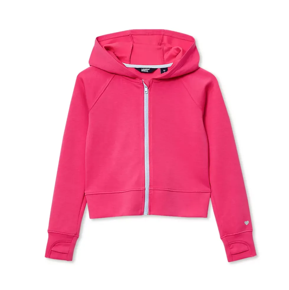 Girls Active Zip Up Track Jacket