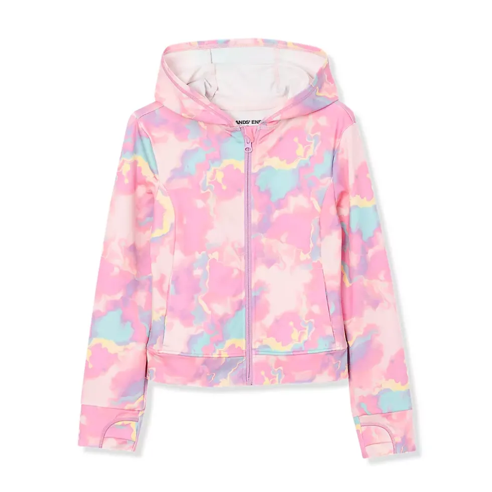 Girls Active Zip Up Track Jacket