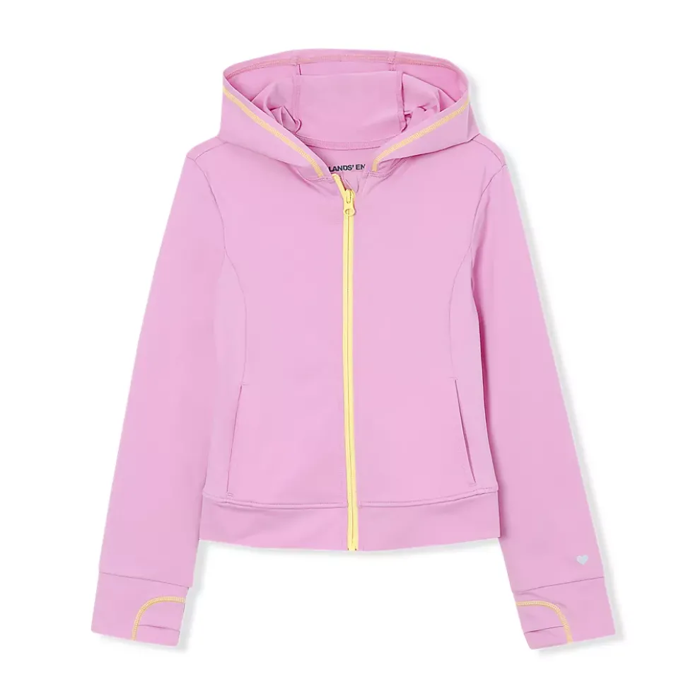 Girls Active Zip Up Track Jacket