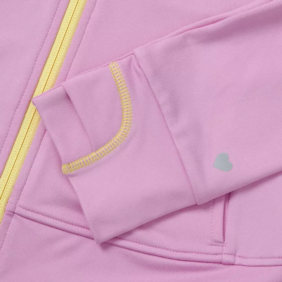 Girls Active Zip Up Track Jacket