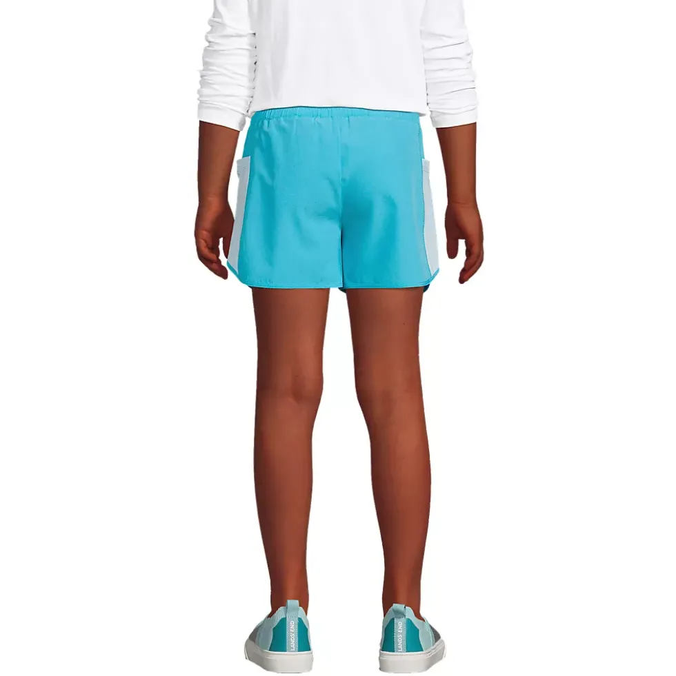 Girls Athletic Side Pocket Active Shorts