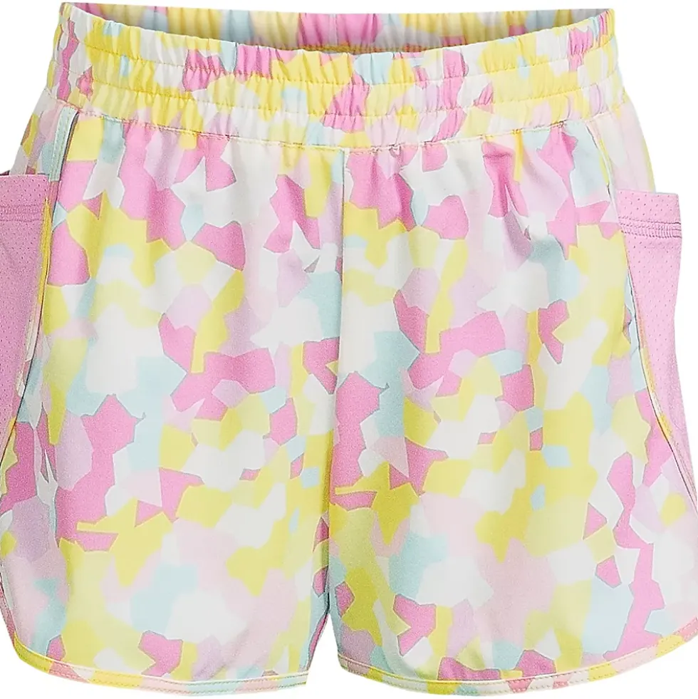 Girls Athletic Side Pocket Active Shorts