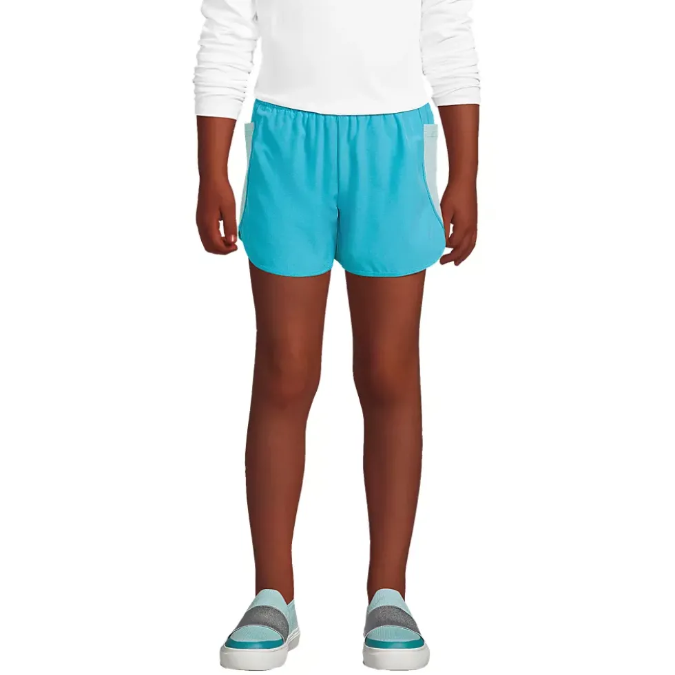 Girls Athletic Side Pocket Active Shorts