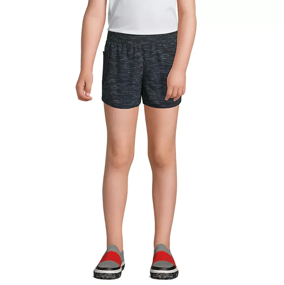 Girls Athletic Side Pocket Active Shorts