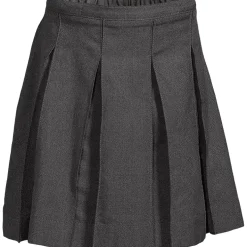 Girls Below The Knee Box Pleat Skirt