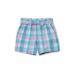 Girls Belted Woven Pull On Shorts