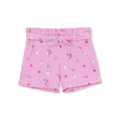 Girls Belted Woven Pull On Shorts