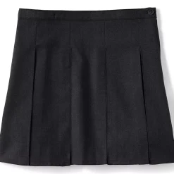 Girls Box Pleat Skirt Top of Knee
