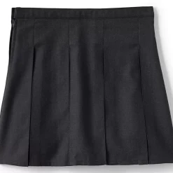 Girls Box Pleat Skirt Top of Knee