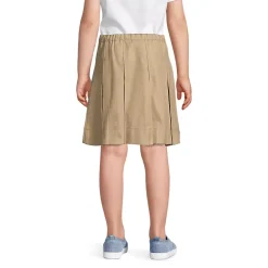 Girls Box Pleat Skirt Top of Knee