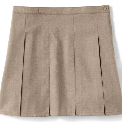 Girls Box Pleat Skirt Top of Knee