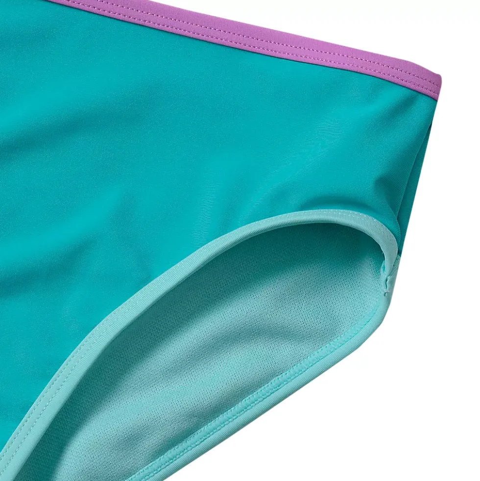 Girls Chlorine Resistant Contrast Bikini Bottoms