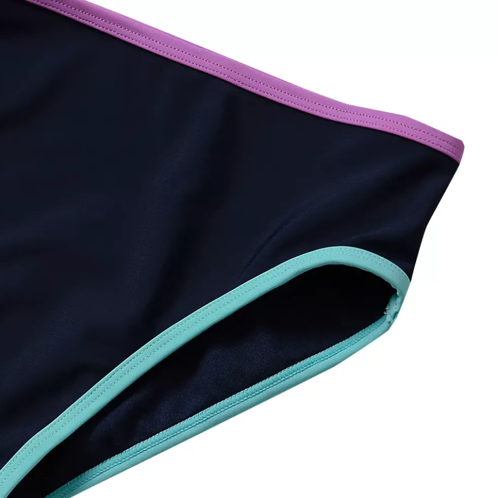 Girls Chlorine Resistant Contrast Bikini Bottoms