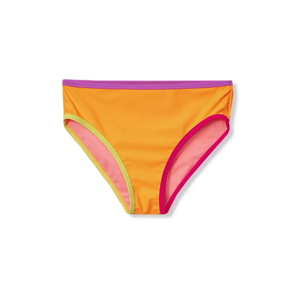Girls Chlorine Resistant Contrast Bikini Bottoms