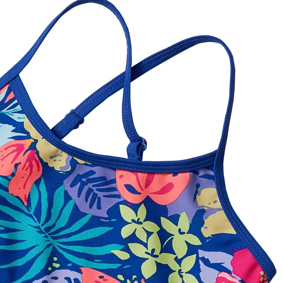 Girls Chlorine Resistant Criss Cross Bikini Top