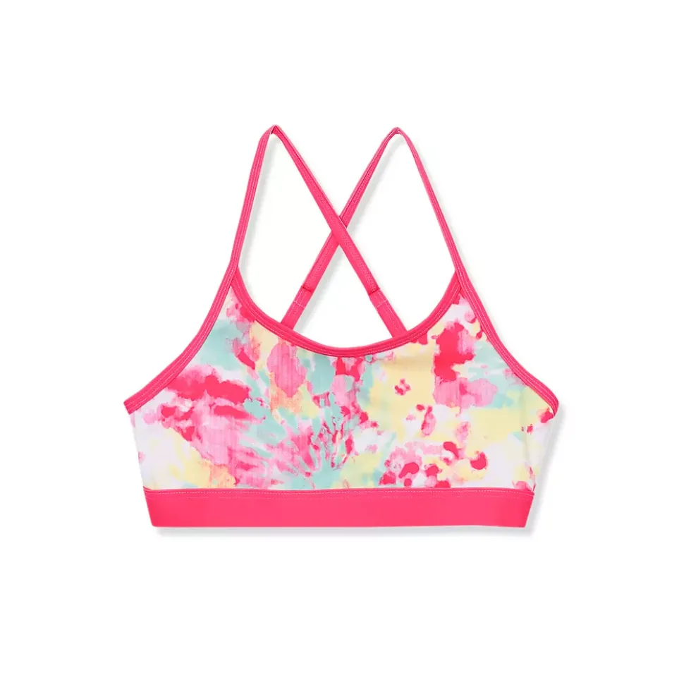 Girls Chlorine Resistant Criss Cross Bikini Top