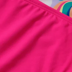 Girls Chlorine Resistant Long Sleeve Rash Guard Bikini 3 Piece Swimsuit Set