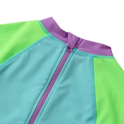 Girls Chlorine Resistant Long Sleeve Surf Bodysuit