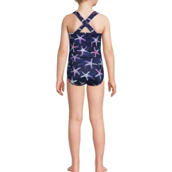 Girls Chlorine Resistant One Piece UPF 50 Swimsuit