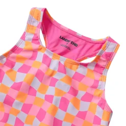 Girls Chlorine Resistant Racer Back Tankini Swim Top
