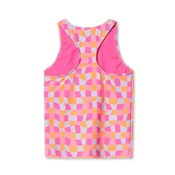 Girls Chlorine Resistant Racer Back Tankini Swim Top