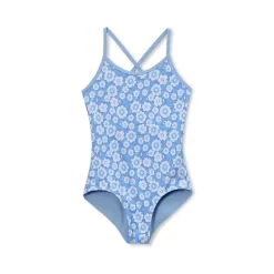 Girls Chlorine Resistant Reversible One Piece Swimsuit