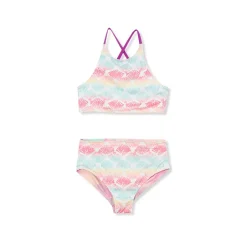 Girls Chlorine Resistant Reversible X-back Bikini Swim Set